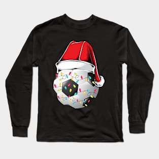 Christmas Soccer Christmas for Men Boys Kids Long Sleeve T-Shirt